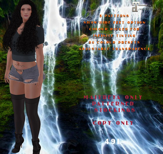 Maitreya Patterned Stockings