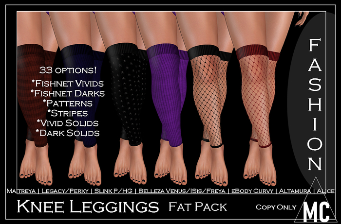 <MC> Knee Leggings Fat Pack (add me)