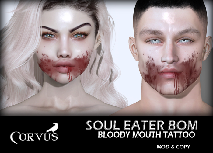 Corvus : Soul Eater Bom Tattoo