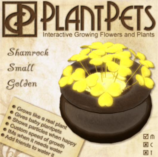 PlantPet Seed [Shamrock *Small Golden*]