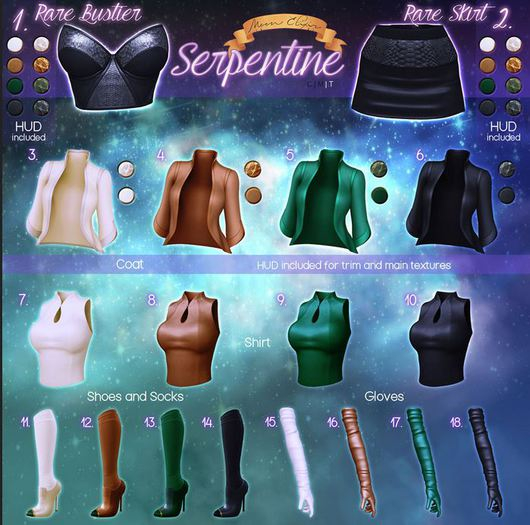 Moon Elixir - Serpentine - 10 - Maitreya - Onyx Shirt