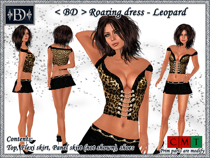 < BD > Roaring Dress - Leopard