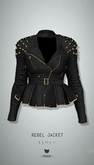 -Pixicat- Rebel Jacket (LeatherBlack)
