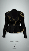 -Pixicat- Rebel Jacket (Black)