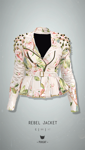 -Pixicat- Rebel Jacket (FlowerPink)