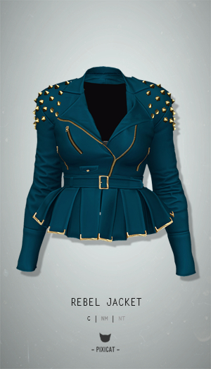 -Pixicat- Rebel Jacket (Green)