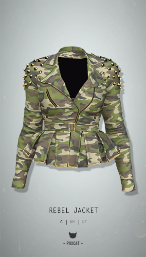-Pixicat- Rebel Jacket (Camo)