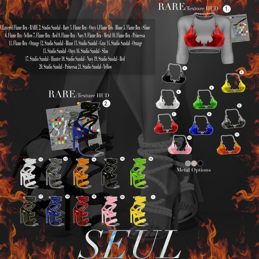 SEUL-flame bra-freya-red