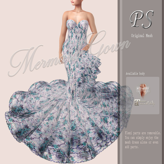 *~PS~* Mermaid Gown(sky)