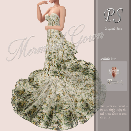 *~PS~* Mermaid Gown(ygreen)