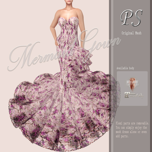 *~PS~* Mermaid Gown(rose)