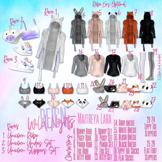 REIGN.- Stay The Night Robe Hood Up(BUNNY) MAITREYA- # 4