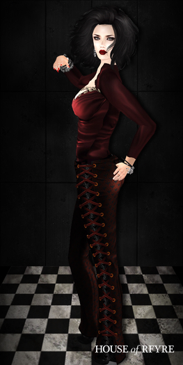 RFYRE ESPERER  MESH LEATHERS: CRIMSON* WW[B]