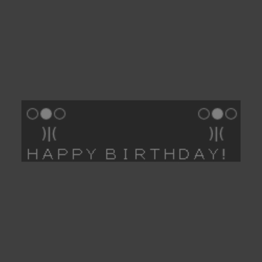 Gesture - Happy Birthday