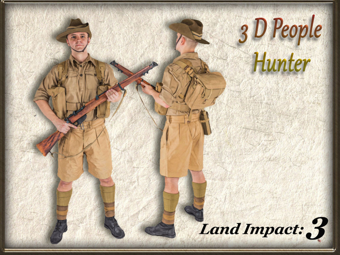 3 D People - Hunter (3 Li ) Full Perm