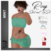 :: RUE :: Rory Skirt & Top Set [Mint]