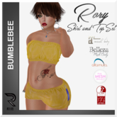 :: RUE :: Rory Skirt & Top Set [Bumblebee]