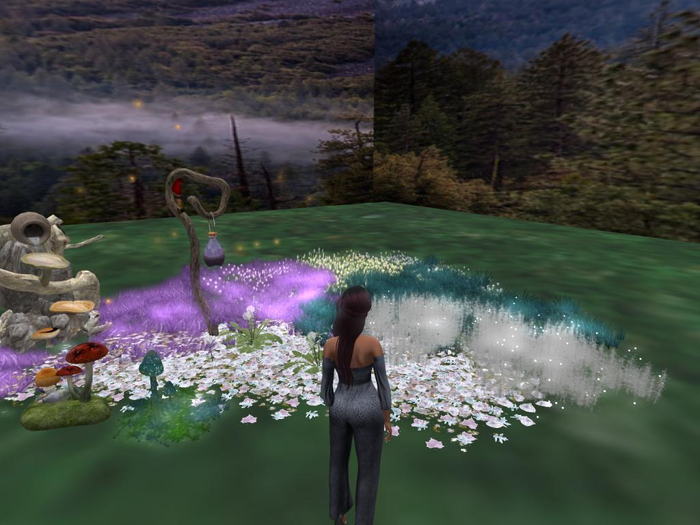 Magical grass patch for two-Box