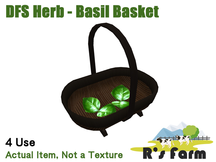 DFS Herb - Basil Basket (Actual Item Not a Texture)