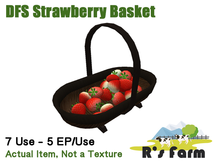 DFS Strawberry Basket (Actual Item Not a Texture)