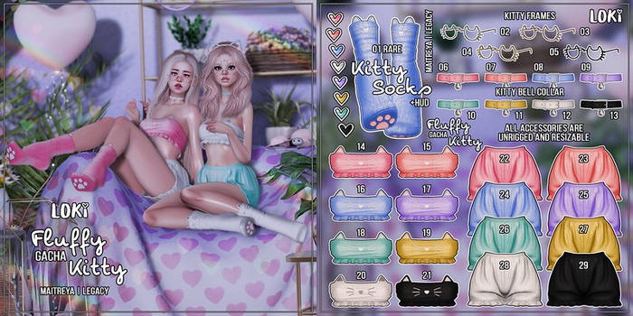 17.Loki - Butterfly Effect GACHA - White Top - Legacy