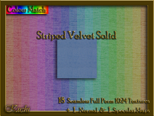 Striped Velvet Solids Seamless Texture Set