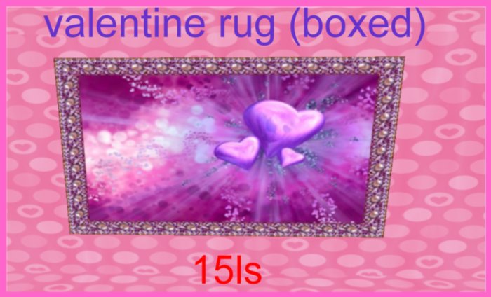 valentine rug Boxed)