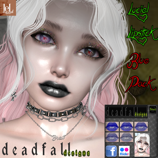 Deadfall - Luciel Lipstick - Blues - Lel Evo