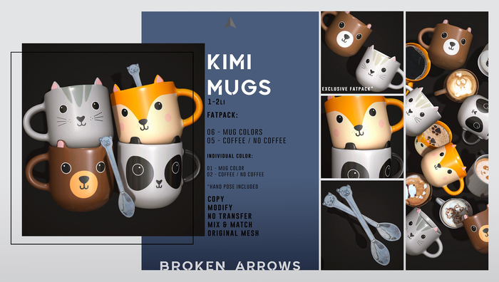 BROKEN ARROWS - Kimi Mugs - FATPACK