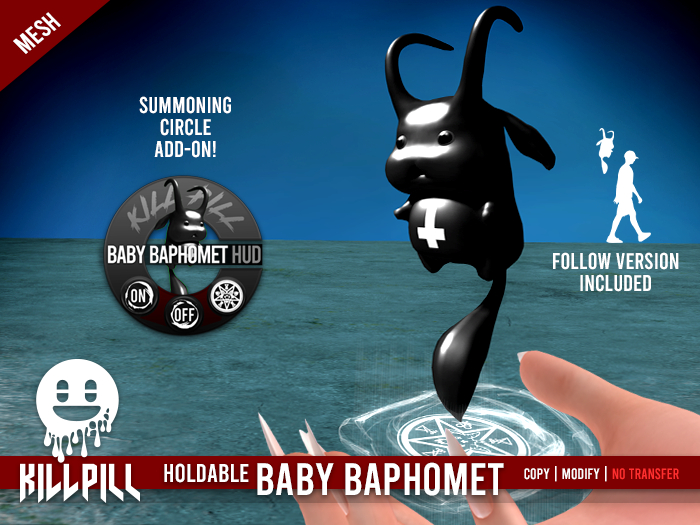 KillPill - Holdable Baby Baphomet