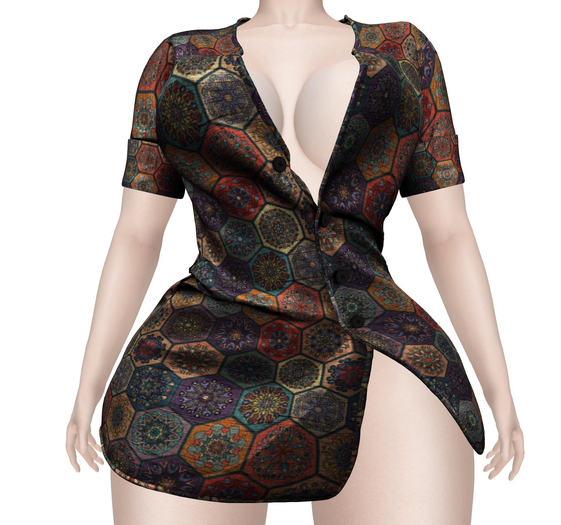 Ruxy-Selena Mesh Dress MIX 