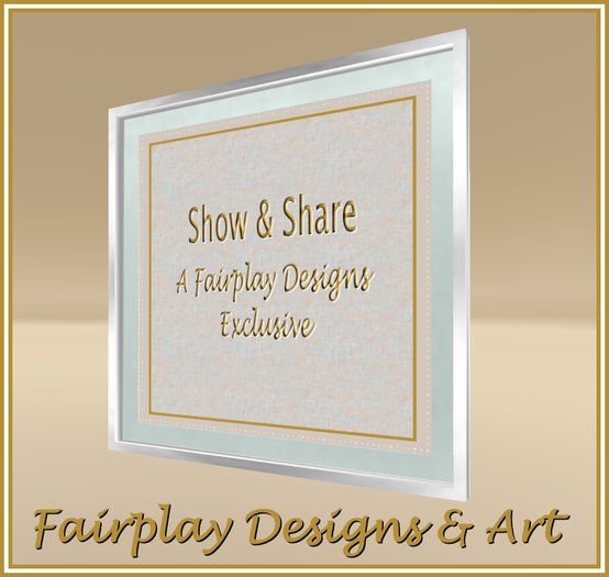 ~FDA~ Deluxe Show & Share Silver Frame