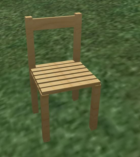 Wooden chair