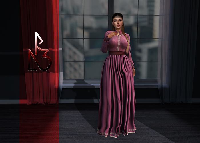 //R3D// Medieval Dress Etsy - Pink