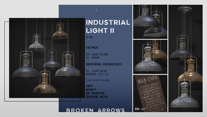 BROKEN ARROWS - Industrial Light II & Board - FATPACK