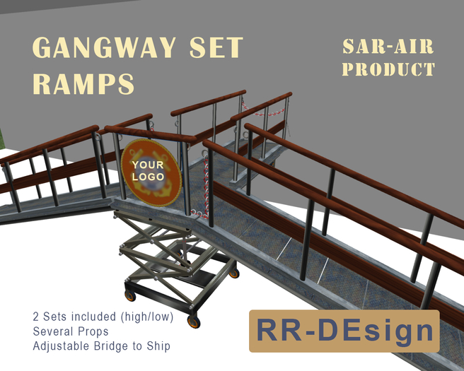 Ramp - Triple Gangway Set