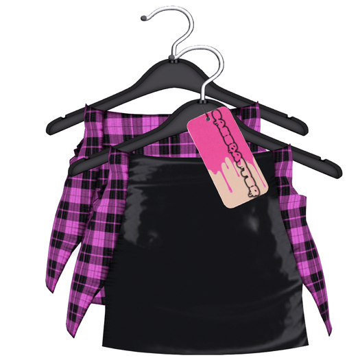 cakebatter / dress code mini skirt / magenta -add me-