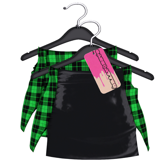 cakebatter / dress code mini skirt / lime  -add me-