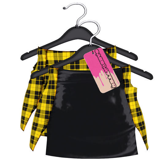 cakebatter / dress code mini skirt / lemon  -add me-