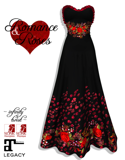[Infinity Twist] Roses & Romance - BLACK