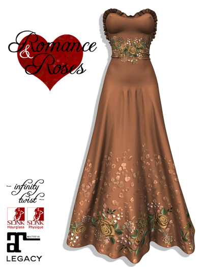 [Infinity Twist] Roses & Romance -TAUPE