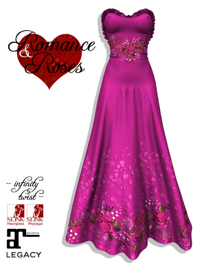 [Infinity Twist] Roses & Romance - PINK