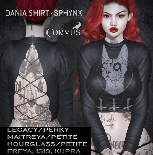 Corvus : Sphynx Dania Shirt