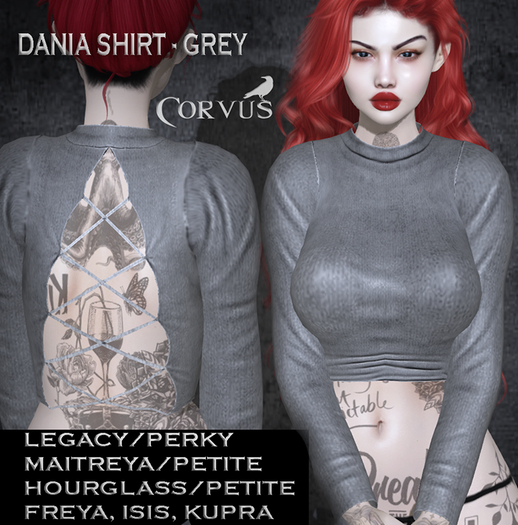 Corvus : Grey Dania Shirt