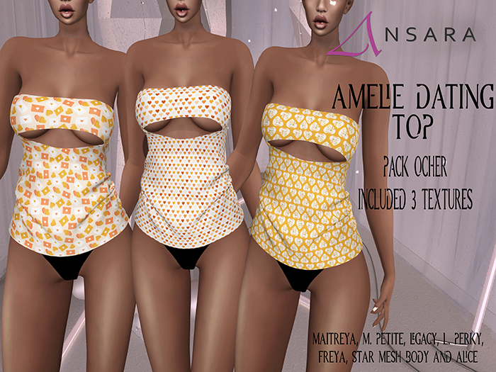 Ansara - Amelie Dating Top Ocher Pack