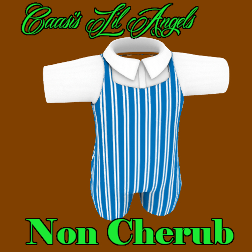 [CIA] NC striped romper blue