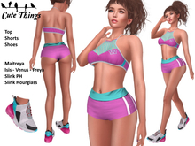 [CT] Runner Outfit Sky / Pink + Sneakers - Maitreya - Slink - Belleza - DEMO