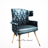 {vespertine - bookstore chair -royal blue }