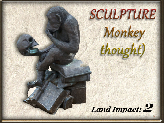 SCULPTURE - Monkey thought) (2 Li) Full Perm