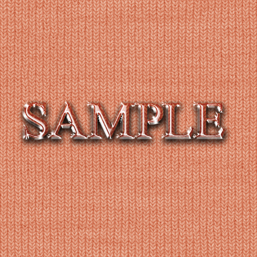 Zoy Texture [ Wrinkled Knit ] Seamless - Orange